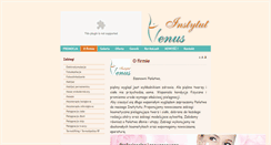 Desktop Screenshot of instytutvenus.pl