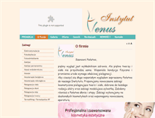 Tablet Screenshot of instytutvenus.pl